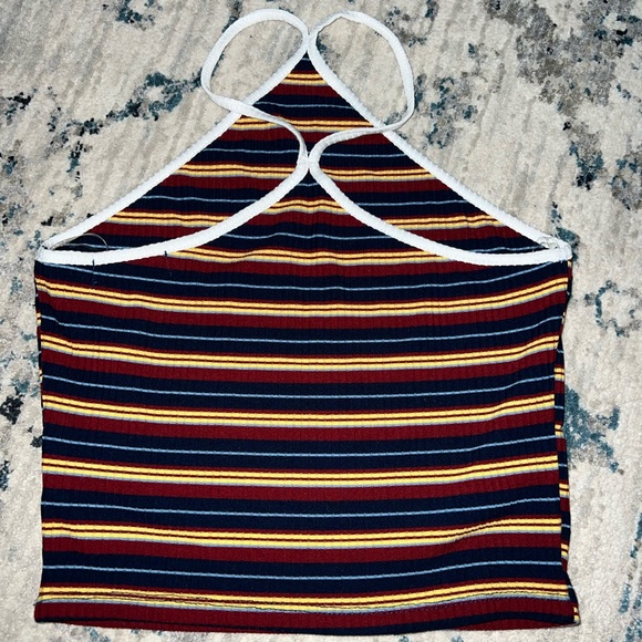 Striped Halter Top - Picture 2 of 4